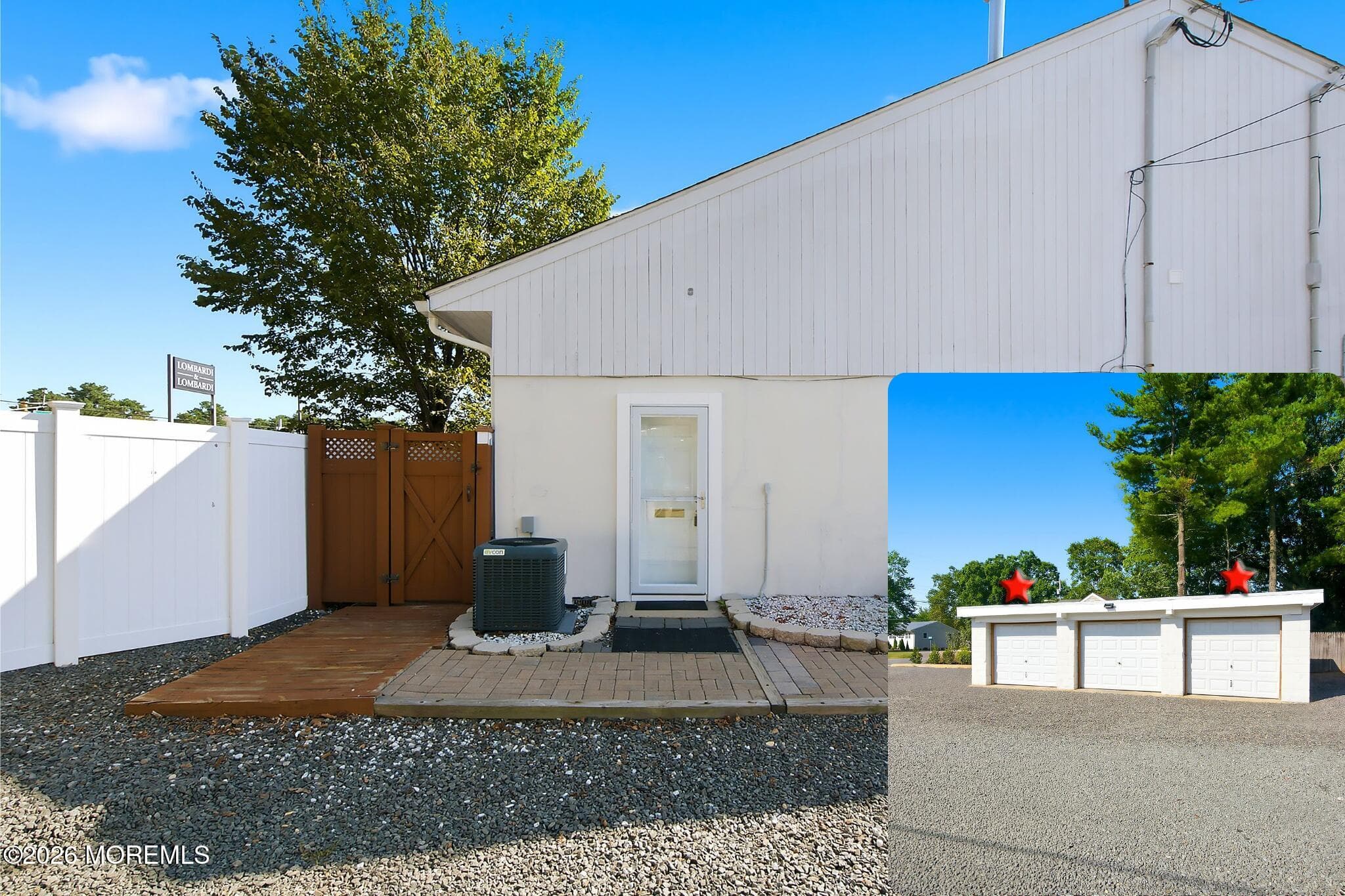 Office space with 1-2 garage bays available.