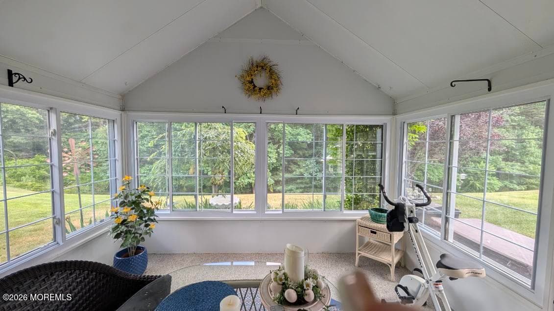 Large, 3-Season Enclosed Sun Porch over looking private backyard oasis