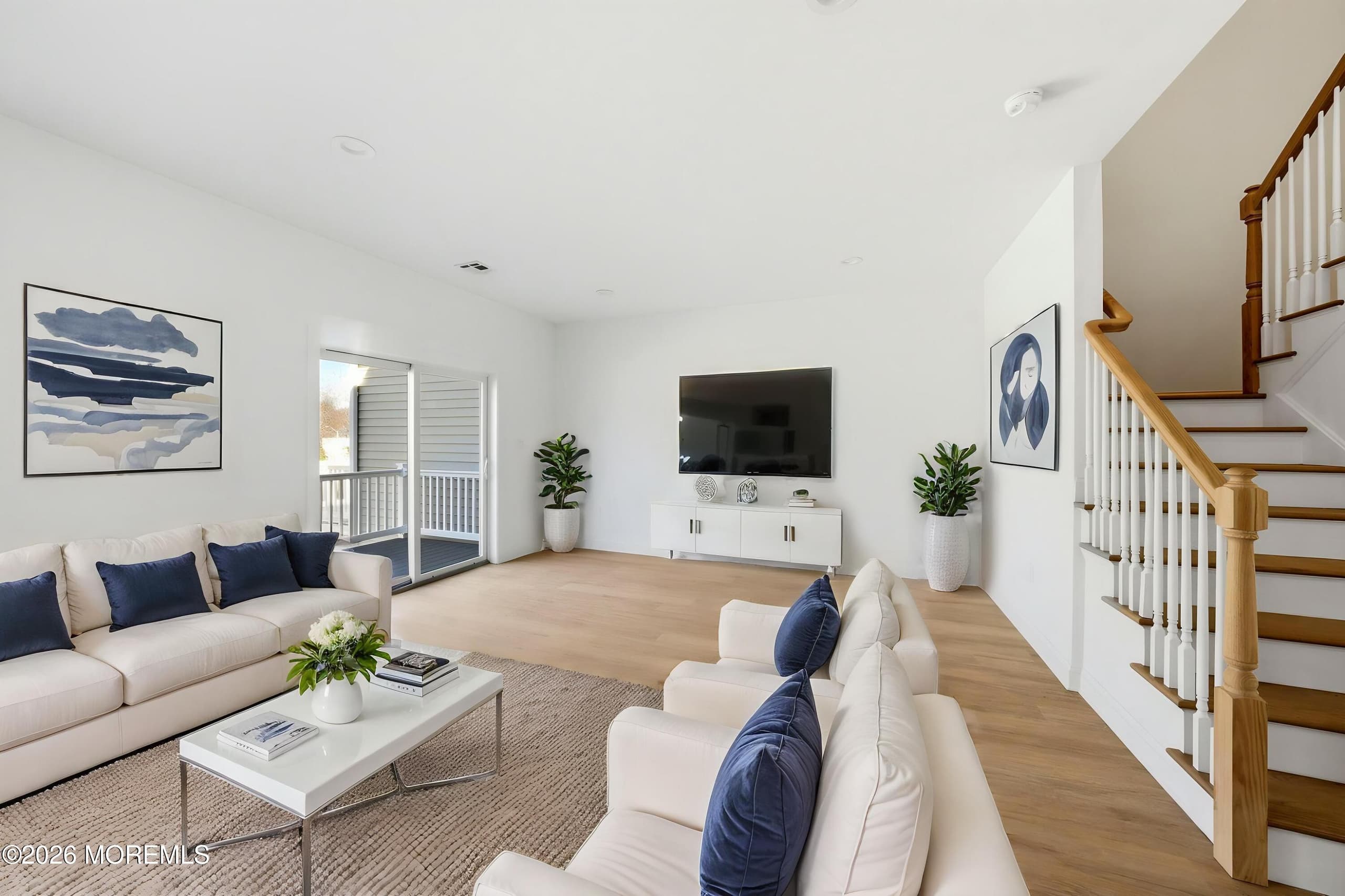 Virtual Staged Living/ dining